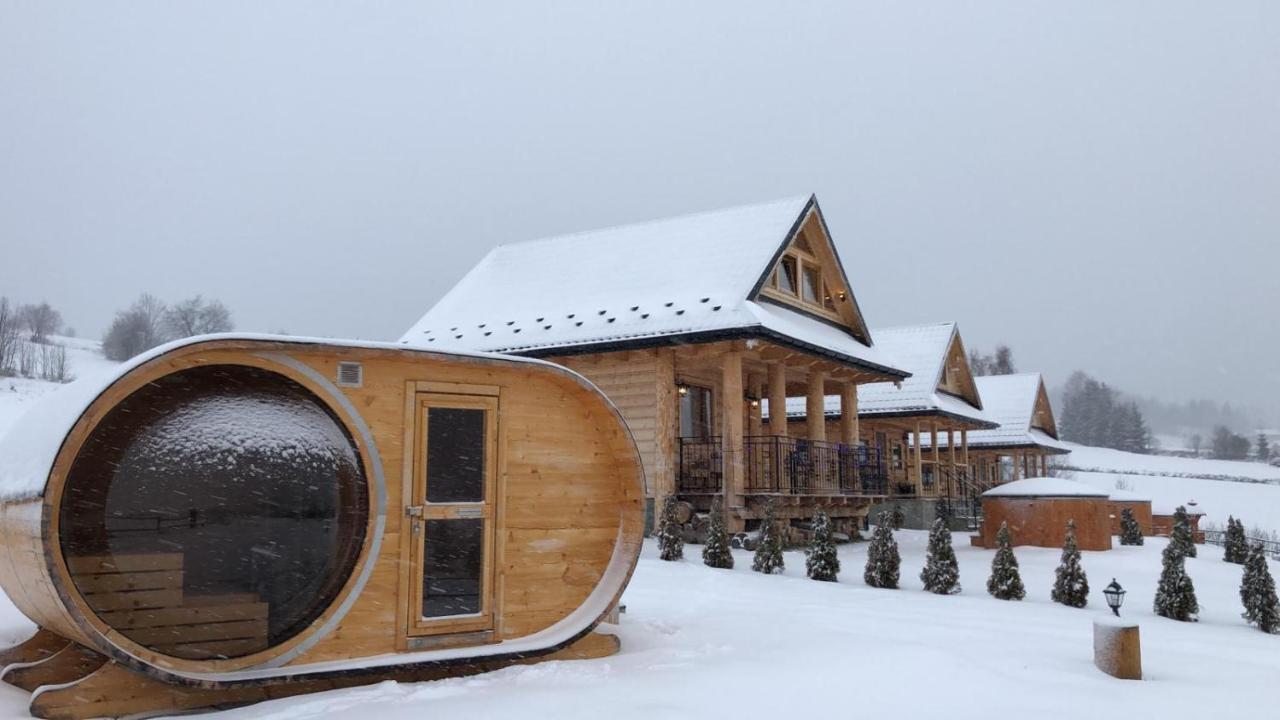 Domki Gorce Klikuszowa Sauna Jacuzzi Extérieur photo