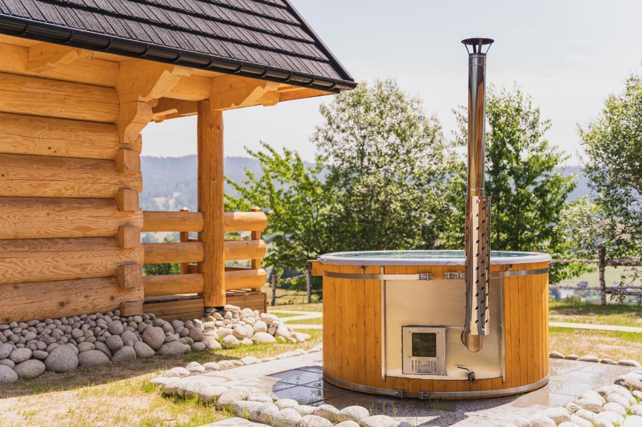 Domki Gorce Klikuszowa Sauna Jacuzzi Extérieur photo