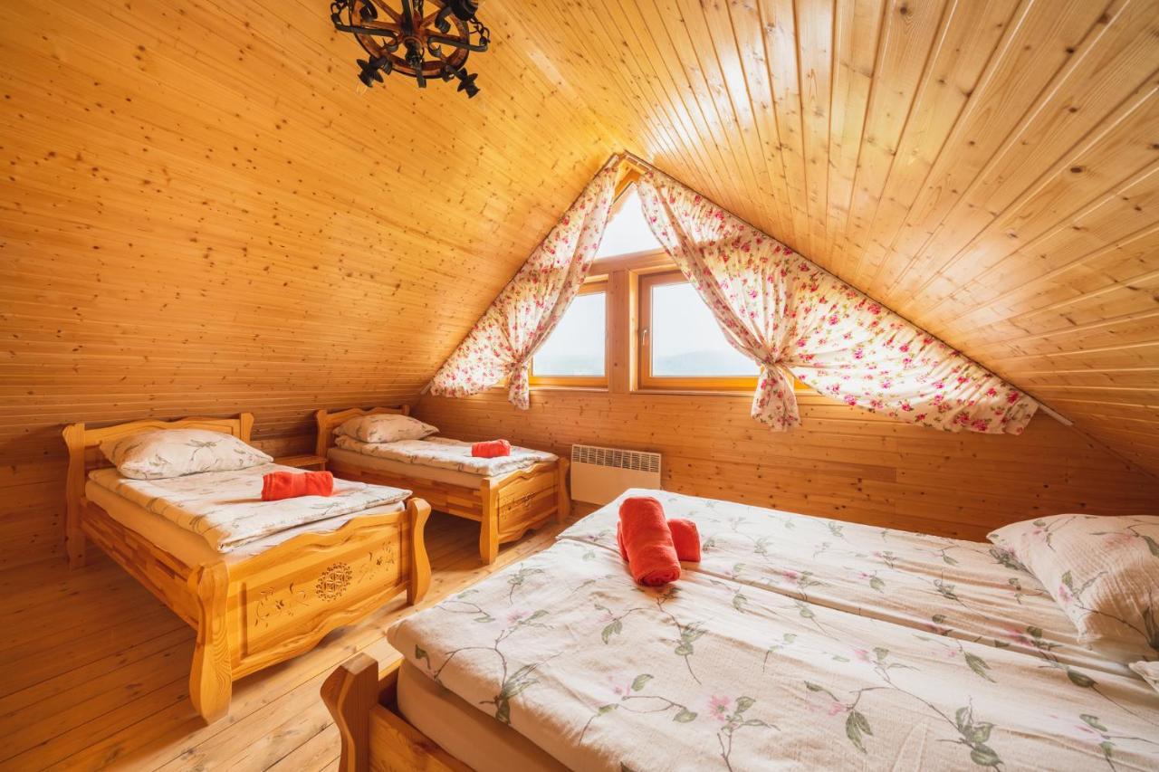 Domki Gorce Klikuszowa Sauna Jacuzzi Extérieur photo
