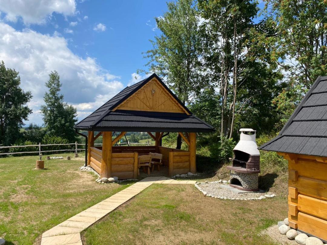 Domki Gorce Klikuszowa Sauna Jacuzzi Extérieur photo