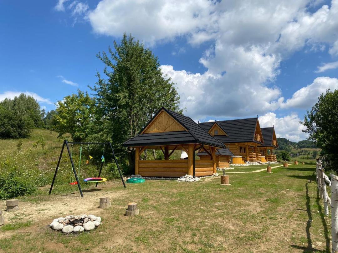 Domki Gorce Klikuszowa Sauna Jacuzzi Extérieur photo
