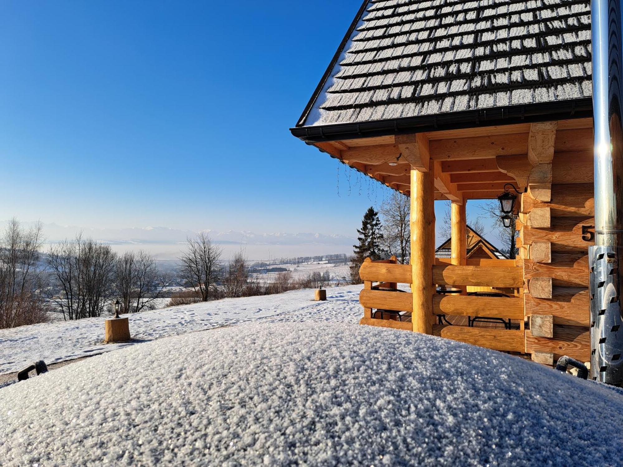 Domki Gorce Klikuszowa Sauna Jacuzzi Extérieur photo